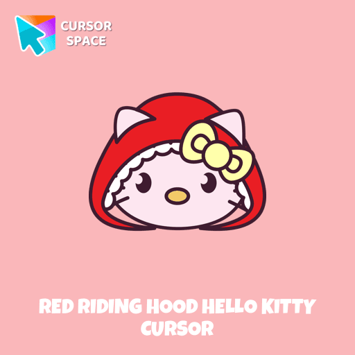 Red Riding Hood Hello Kitty cursor